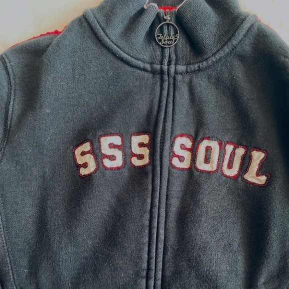 Triple Five Soul Zip-up Vintage Sweatshirt - Picture 7 of 8